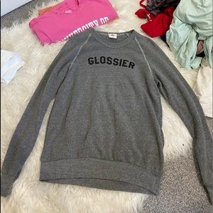 NWT glossier hoodie